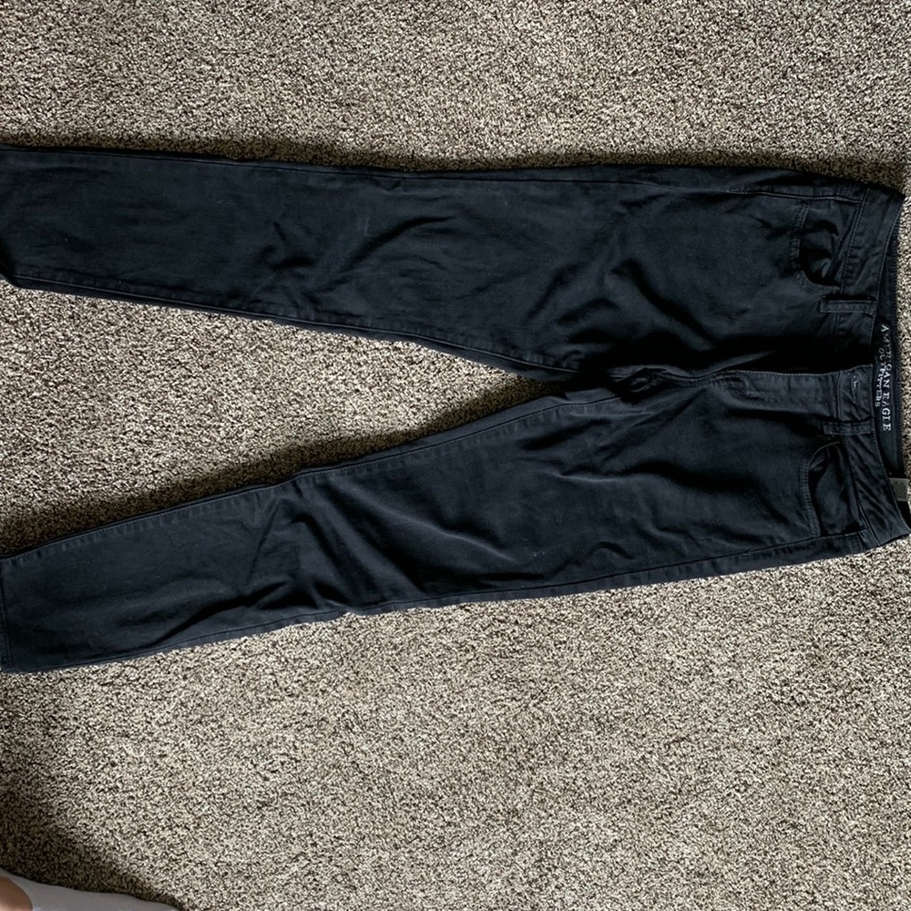 American eagle black jeggings